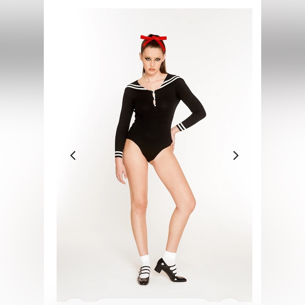 Black Sailor Bodysuit